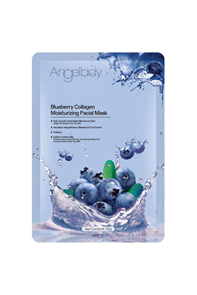 OEM Angellady® Blueberry, Collagen and Hyaluronic Acid Mask | Revitalization and Brightness