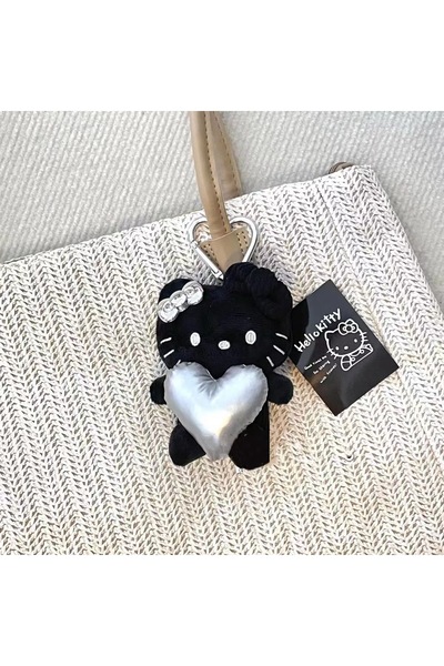 Choice KT Sanrio Hello Kitty Kawaii Sweet Cool Plush Bag Pendant Cartoon Kt Cat Doll Keychain Backpack Deco