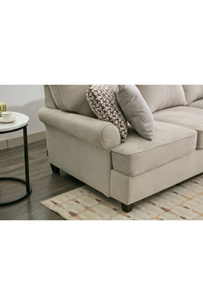 micasa Elegant and Modern Design 6-Seater Fixed Corner Sofa