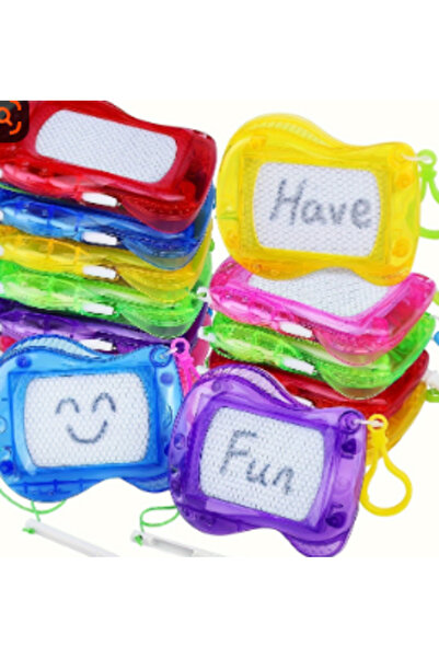 Choice 6 قطع من لوحات الرسم المغناطيسية الصغيرة العشوائية مع سلسلة مفاتيح قاب...