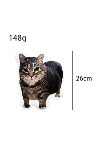 Choice 26cm oiiai Internet celebrity cat funny alien pillow printed pillow, high-quality stuffed plush cush