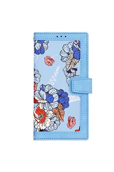 SKYDDAR INNOVATION Case for Samsung Galaxy S25 Ultra, Flipcraft Made of -Leather, Sticker Set, Blue