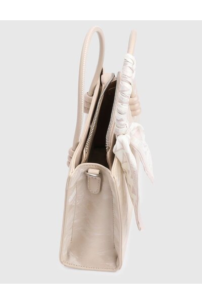 İLVİ Nanda Bej Kadın El Çantası