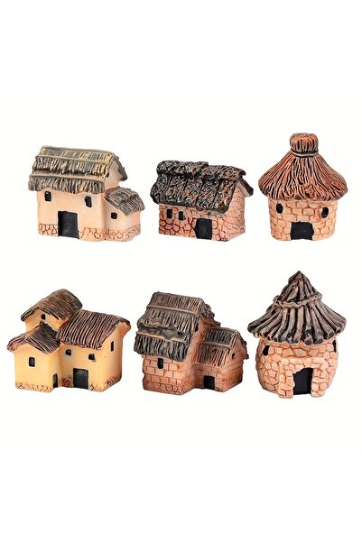 Choice 6 قطع (نمط عشوائي) 6 قطع من إكسسوارات الدمية الصغيرة لحديقة الجنيات كو...