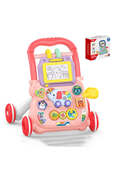 Choice مشاية أطفال تعليمية مبكرة من PANGDUBE باللون الأحمر مع لوحة فنية لأنشط...