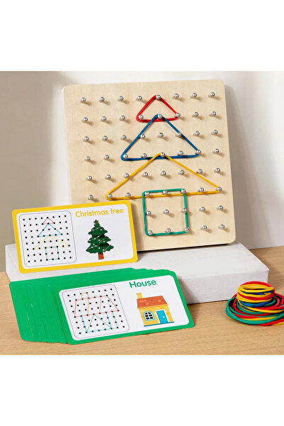 Choice NB1900C2 مونتيسوري لعبة إبداعية للأطفال الرضع، تتضمن رسومات وألواح ربط...