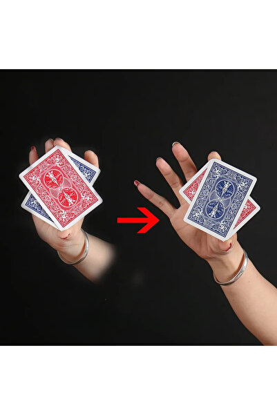 Choice سرعة الضوء سرعة الضوء من خلال الخدع السحرية نقل البطاقات السحر الساحر عن قرب شارع إيل