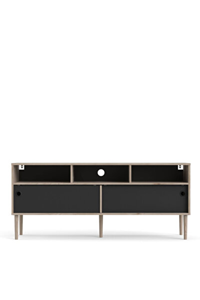 Rome 2-Sliding Door TV Unit Jackson Hickory