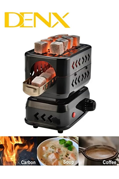 Denx Multifunctional Electric Charcoal Starter with Removable Handle