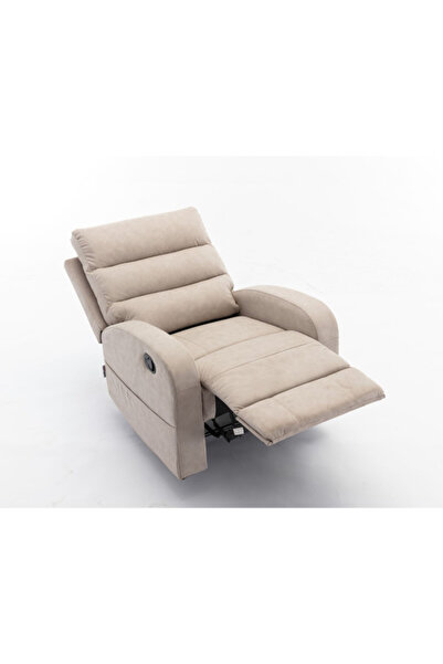 micasa Elegant and Modern Design Manual Recliner Chair with Side Pocket