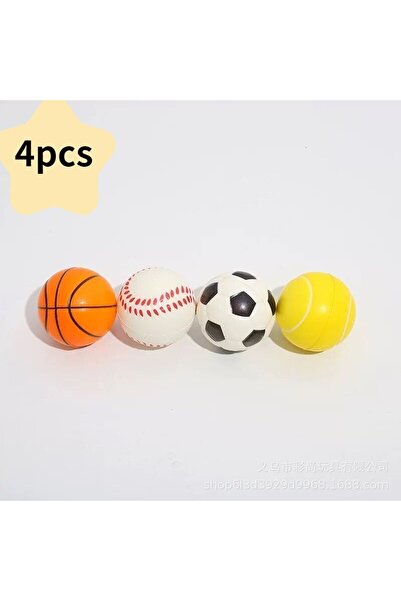 Choice الصين 4 قطع كرة إسفنجية 4 قطع كرة إسفنجية صلبة ناعمة للأطفال ألعاب كرة...