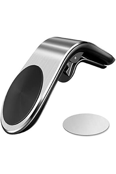 Primo Plus Car Air Vent Magnetic Phone Holder Silver/Black