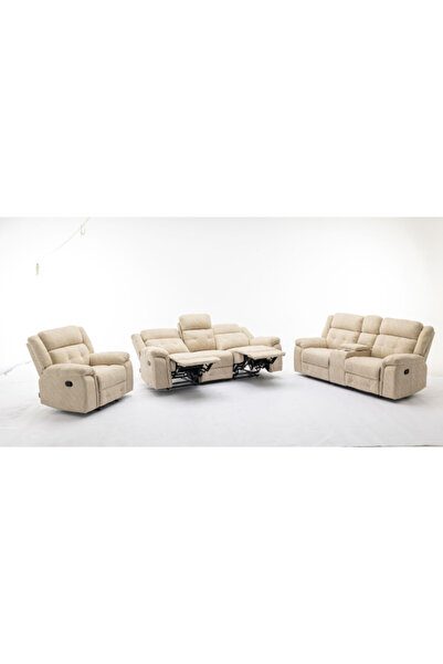 micasa Elegant and Modern Design 6-Seater Manual Recliner Sofa Set