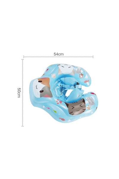 Choice Blue Swim Ring for Baby New Children's Party Circle Cartoon Inflatable Swimming Ring Kids Swimming P