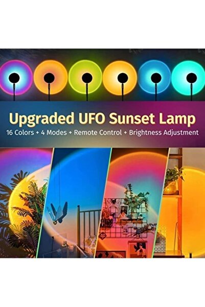 Primo Plus Sunset Projection Lamp, Sunset Lamp Designed With 16 Static Colors Gradient Effects