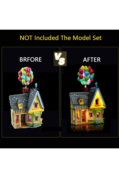 Choice مجموعة إضاءة LED LYBMTWF فقط لـ 43217، متوافقة مع نموذج منزل "Up" من Disney وPixar
