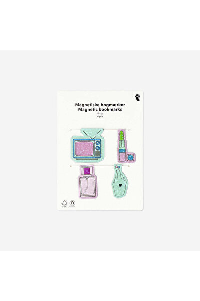 Flying Tiger Copenhagen Eğlenceli 4'lü Mıknatıslı Kitap Ayracı