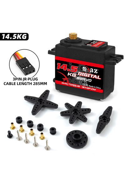 Choice 14.5kg 180 Angle RCXAZ Digital Servo Rotation 180° Metal Gear Servo 3.5KG 6.5KG 9.5KG 14.5KG High Sp