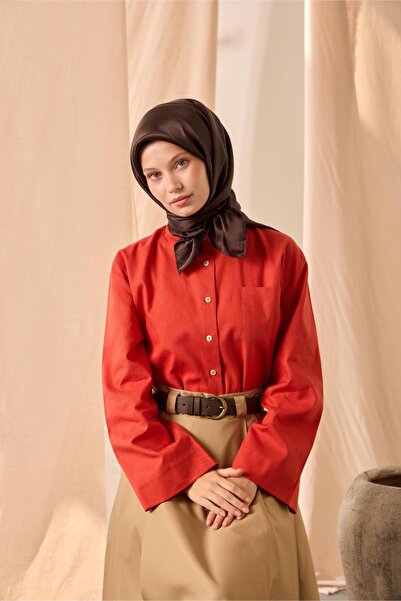 Silk Home Plain Shiny Scarf 75006-55