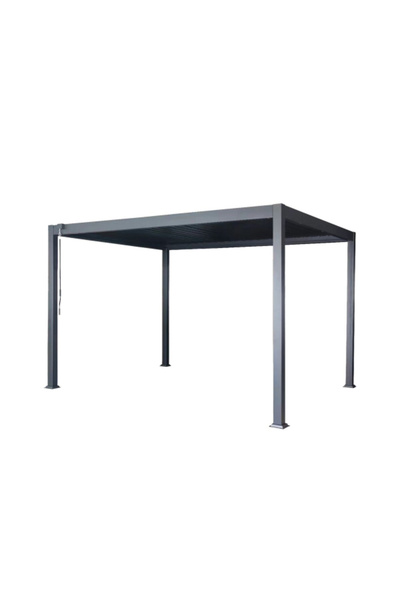 Living Accents مظلة ألومنيوم عالية الجودة مفتوحة/مغلقة