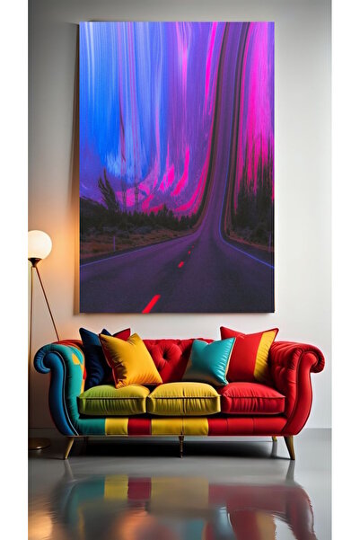 özkacar TRIBAL YOL V1 Tablou pe pânză pentru decorarea casei, a pereților, a ...