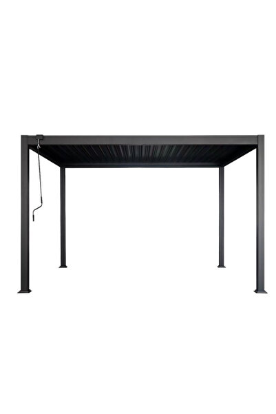 Living Accents مظلة ألومنيوم عالية الجودة مفتوحة/مغلقة