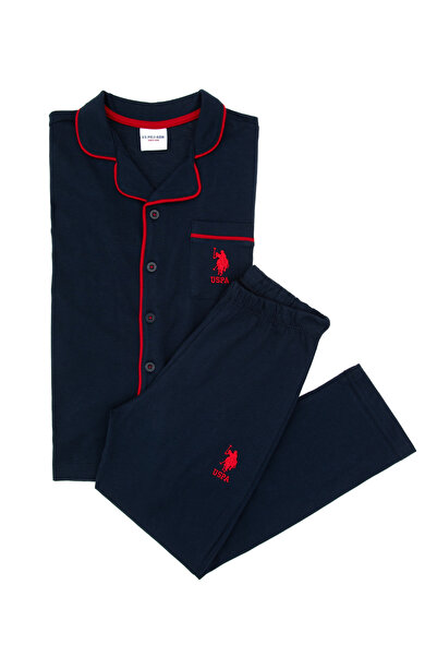 U.S. Polo Assn. Erkek Çocuk Lacivert Pijama Takımı 50318694-VR033