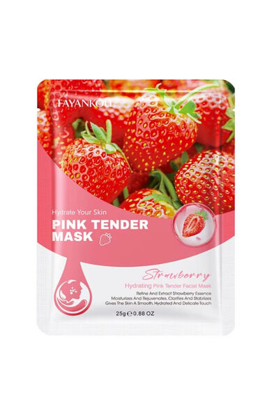 FAYANKOU Mască facială FAYANKOU® cu Extract de Căpșuni | Hidratare, Vitamine,...
