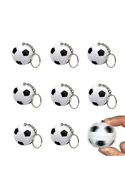 Choice 9 قطع من سلاسل المفاتيح الإبداعية لكرة القدم لتخفيف التوتر على شكل كرة...
