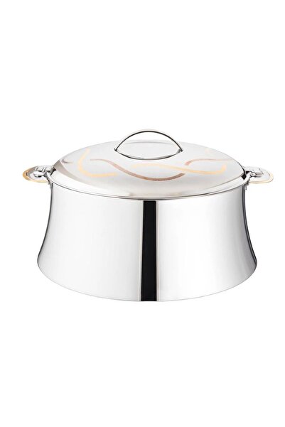 ORIAN حاوية مزخرفة من الفولاذ الهندي الهادئ، سعة 3.5 لتر