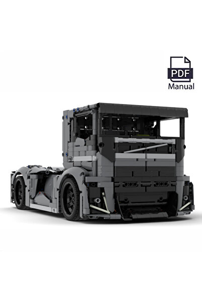 Choice QR Code PDF Guide MOC Iron Knight NEW 1670Pcs Technical The Iron Knight Heavy Truck MOD From 42126 M