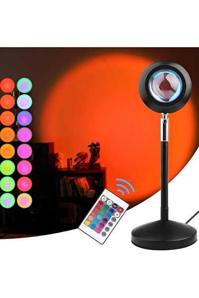 Primo Plus Sunset Projection Lamp, Sunset Lamp Designed With 16 Static Colors Gradient Effects