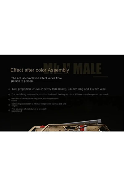 Choice MENG model hobby chariot kit TS-020 UK M K.V heavy tank male 1/35 Assembly Model Kit