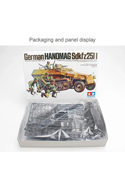 Choice مجموعة تجميع مركبة مدرعة نصف مسار ألمانية Sd.Kfz.251/1 بمقياس 1/35 من ألعاب DIY مجموعة تجميع المركبات المدرعة نصف المسار الألمانية Sd.Kfz.251/1 من ألعاب DIY مجموعة تجميع المركبات المدرعة نصف المسار الألمانية TAMI...