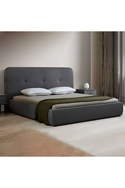 micasa إطار سرير ناعم بتصميم متين وأنيق 200 × 200 سم