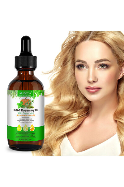 OEM 3-in-1 Oil with Rosemary, Mint and Pumpkin Seeds | Growth and Fortification, 60 ml