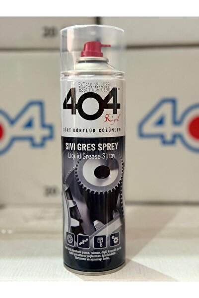 404 Kimya 404 SIVI GRES 400ML (ZİNCİR YAĞLAYICI VE MEKANİK DİŞLİ YAĞLAYICI)