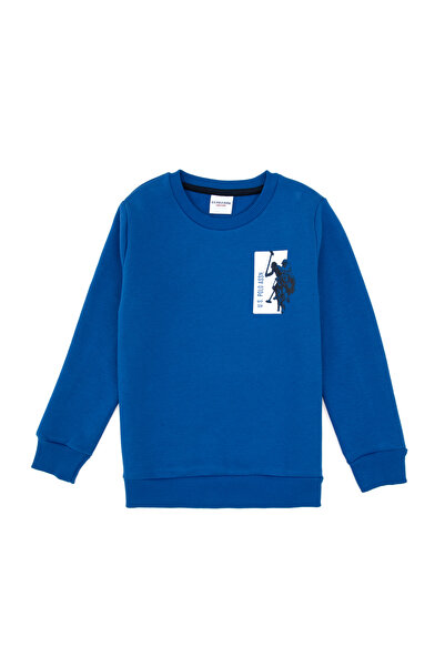 U.S. Polo Assn. Erkek Çocuk Kobalt Mavi Pijama Takımı 50318698-VR077