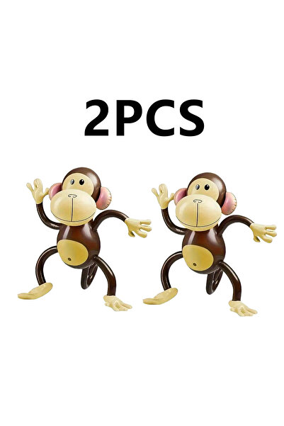 Choice قطعتان من القرد القابل للنفخ من مادة البولي فينيل كلوريد بطول 60 سم، ل...