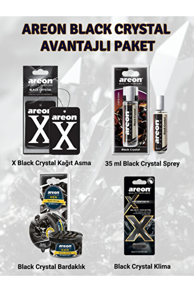 Areon Black Crystal Avantajlı Paket