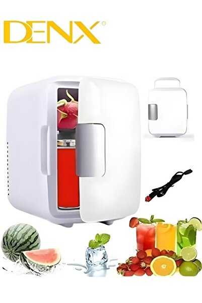 Denx 8l Portable Mini Refrigerator Refrigerator For Storing Hot, Cold Foods, Drinks And Cosmetics Dx2058