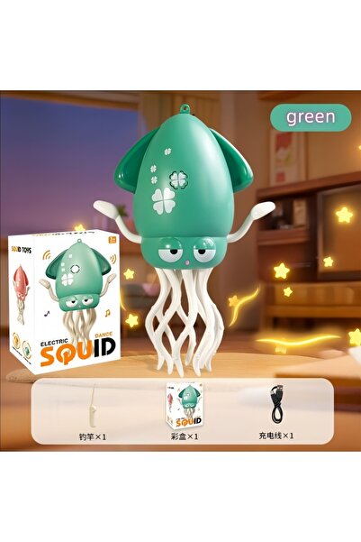 Choice1 158-21 أخضر جديد وفريد ​​من نوعه، حبار كهربائي سحري راقص، يستشعر العو...