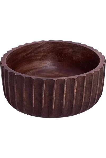 Billi Ribbed Billy Wooden Bowl 19 cm