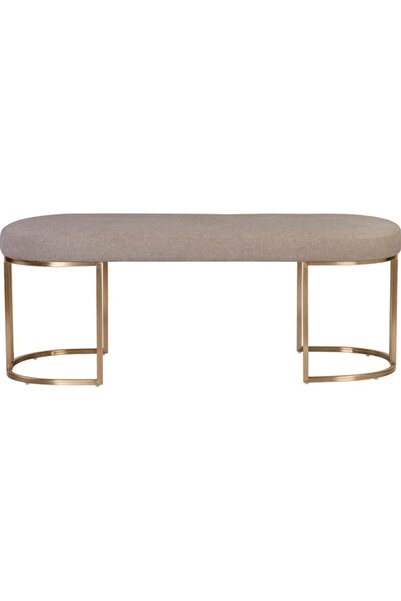 asaella mobilya Mars Modern Döşemeli Metal Ayaklı Bench