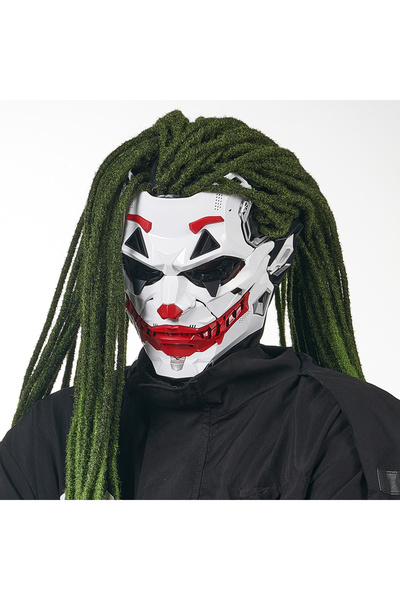 Choice ارتداء ضفائر، أقنعة الجوكر، أقنعة سايبربانك، ضفائر المهرج، منتجات تنكر...