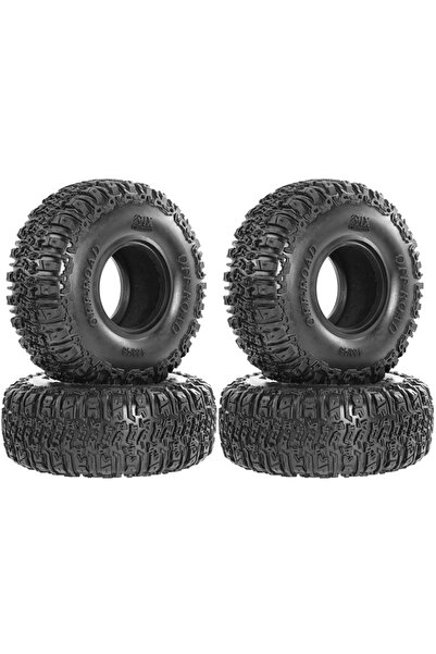 Choice 4pcs 4PCS 1.9'' Rubber Tires Wheels Tyres ø118x46mm RC Replacement Parts for SCX10 90046 TRX4 Yikong