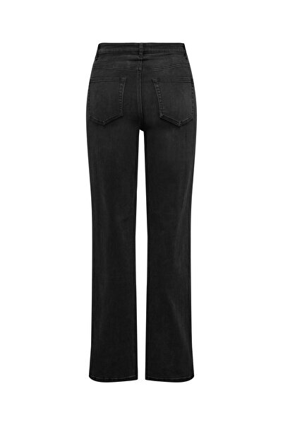 ONLY Jeans mit weitem Bein ONLJUICY-WAUW Hohe Taille Weiter Beinschnitt Jeans