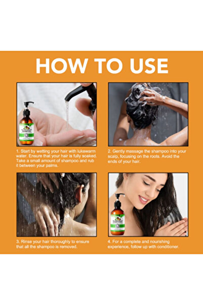 OEM 3 in 1 Shampoo with Batana Oil, Biotin and Revitalizing Plants, 300 ml