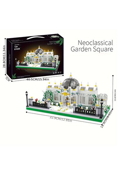 Choice 61026 3688 قطعة بناء مربع الحديقة، نموذج كتلة بناء الجسيمات الدقيقة، أ...