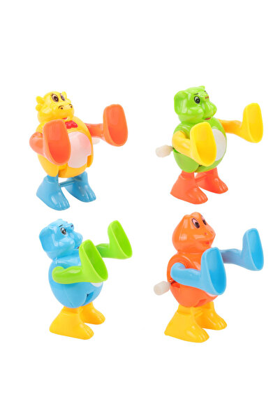 Choice 1pc random color New Clockwork Toy Children's Cartoon Winding Creative Rotating Flip Animal Puzzle S